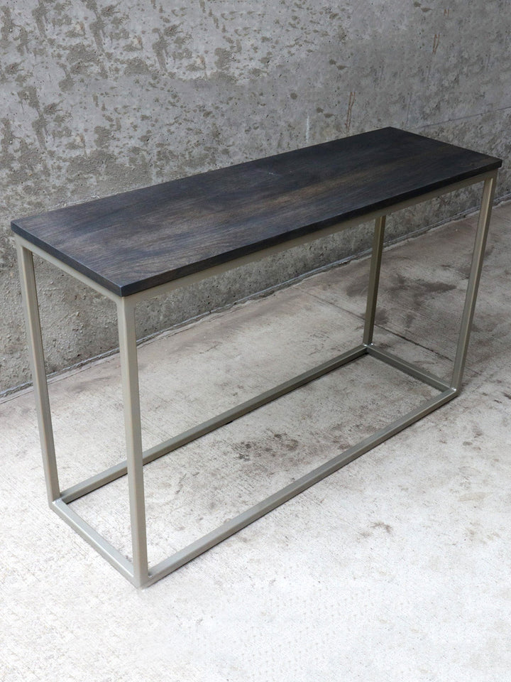 Modern Metal & Solid Wood Console Entryway Table Earthly Comfort Console table 1187-5