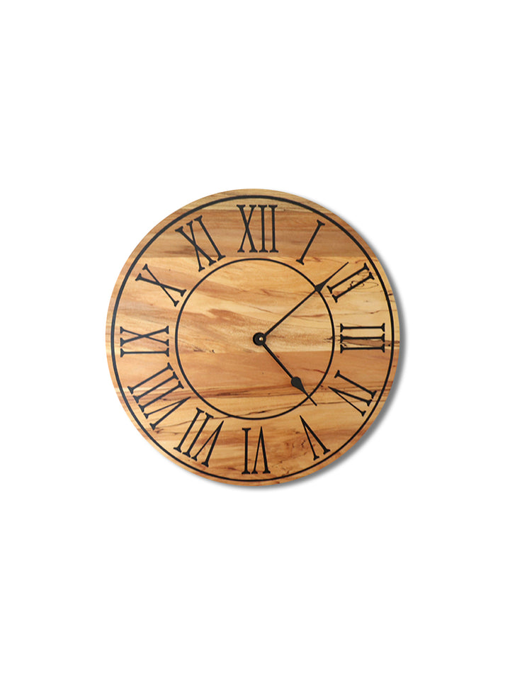 Soft Maple Clock 18" Wall Clock (in stock) Earthly Comfort Clocks 1248