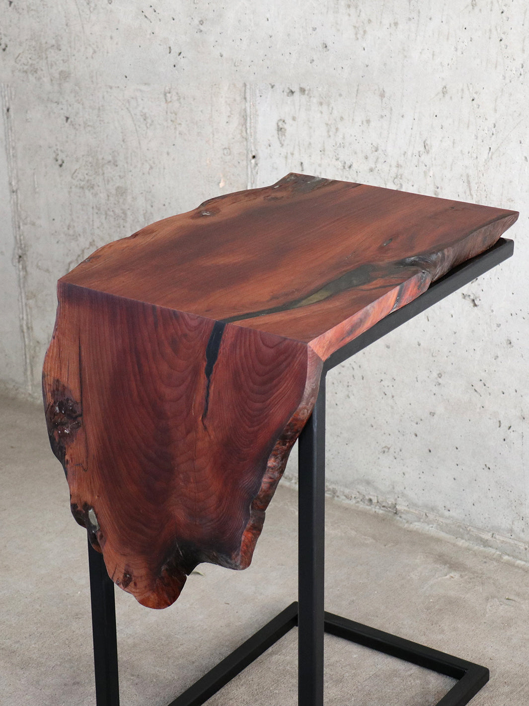 Sinker Redwood Waterfall Wood Laptop C Table Earthly Comfort Side Tables 1258-5