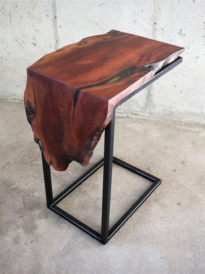 Sinker Redwood Waterfall Wood Laptop C Table Earthly Comfort Side Tables 1258-7