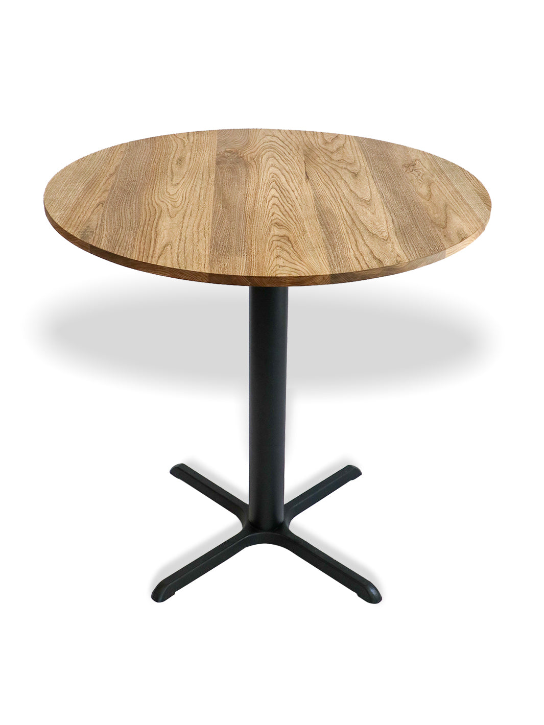 Modern Round Hackberry Pub Table with Black Steel Legs | Bar or Standard Height Earthly Comfort dining table 1529