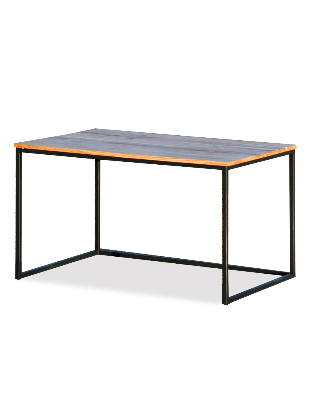 Modern Minimalist Ash Wood & Metal Drafting Writing Desk Table Earthly Comfort Desk 1625