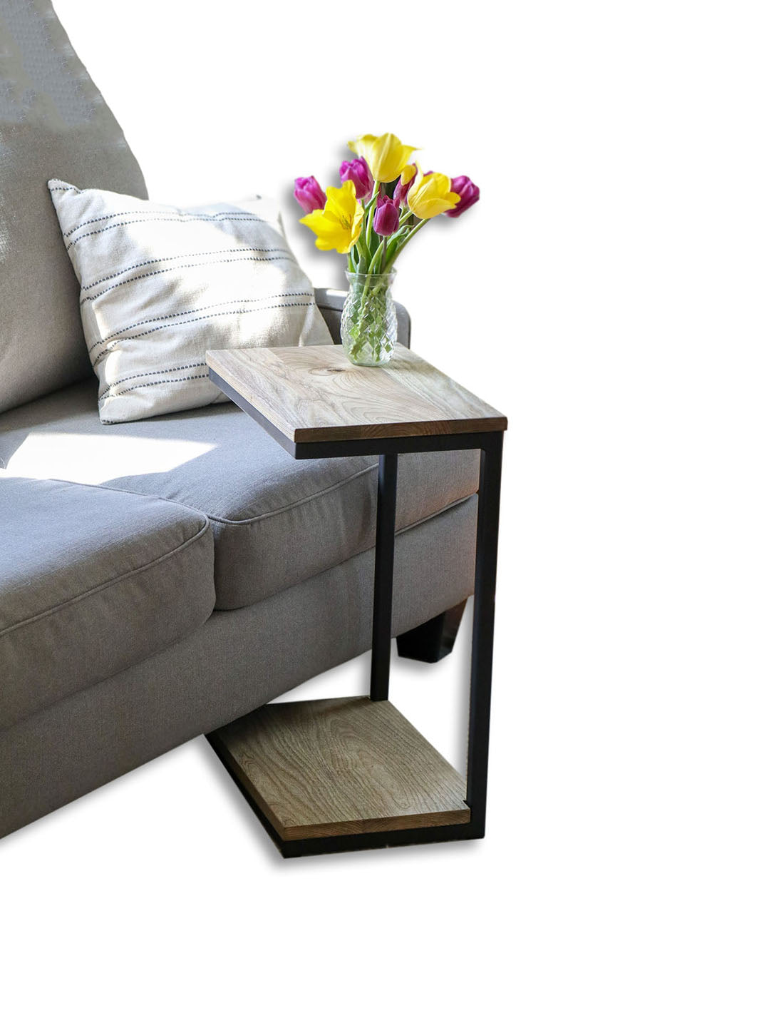 Hackberry Floor Shelf Modern C Side Table Earthly Comfort Side Tables 1646