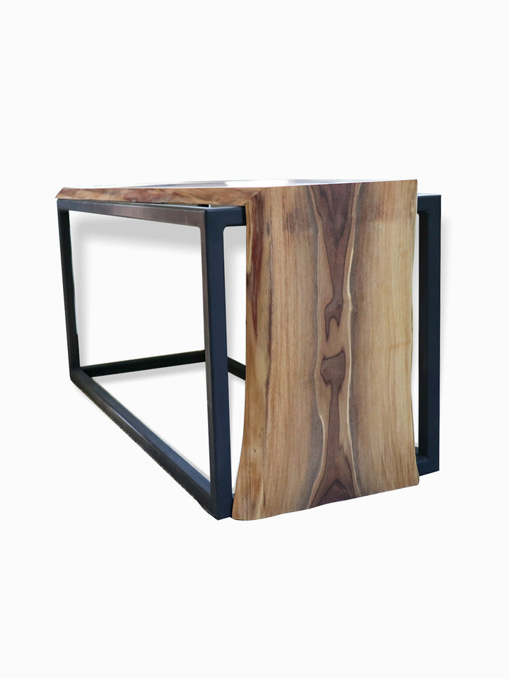 Live-Edge Walnut Waterfall Bench Coffee Table Earthly Comfort Coffee Tables 1654