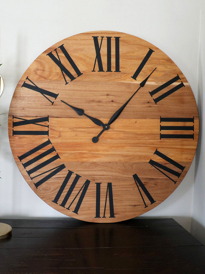 Red Elm 30" Wall Clock (in stock) Earthly Comfort Clocks 1668-5