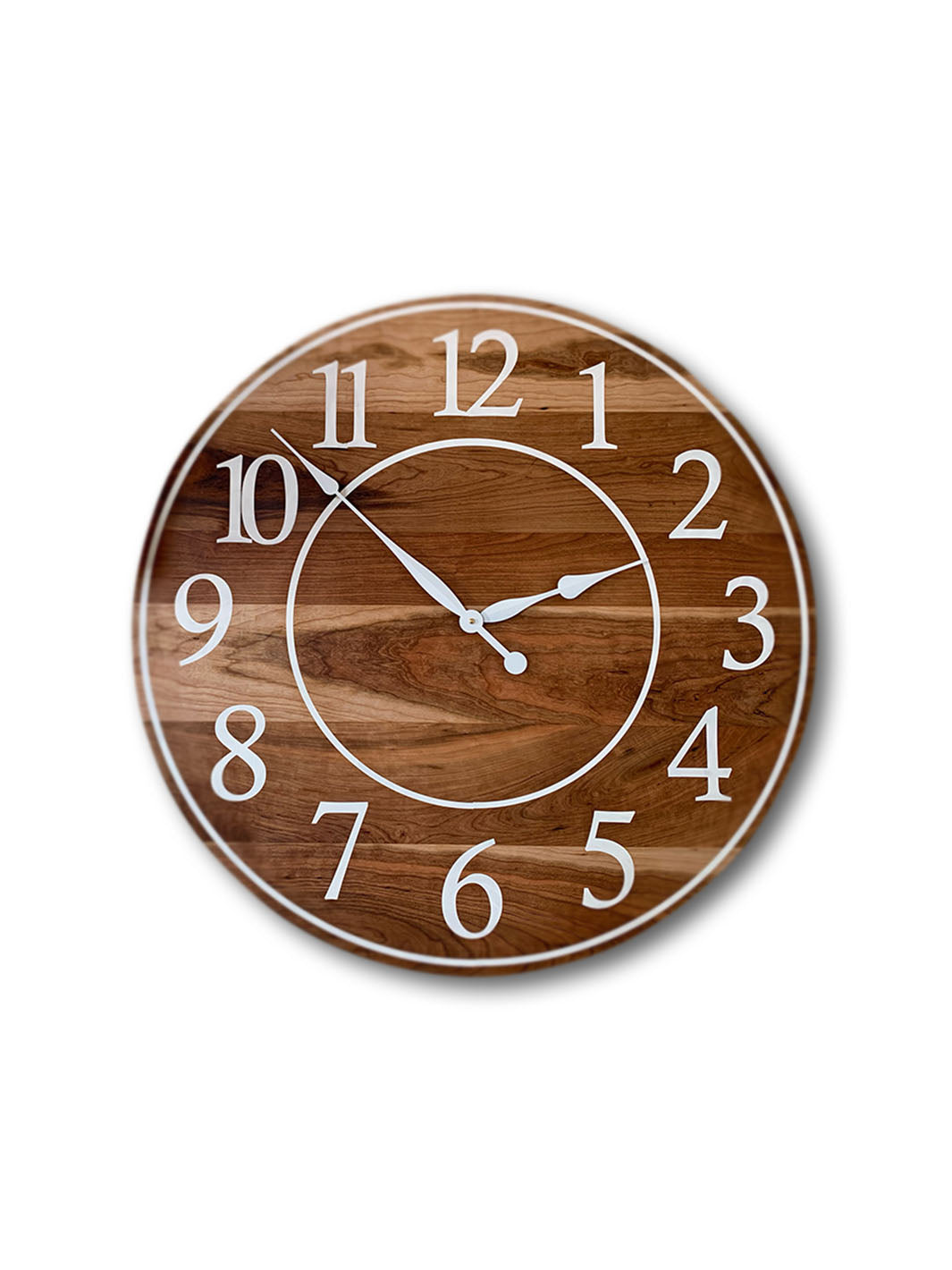 Earthly Comfort 30" Large Sappy Solid Cherry Wall Clock Earthly Comfort Clocks 1670