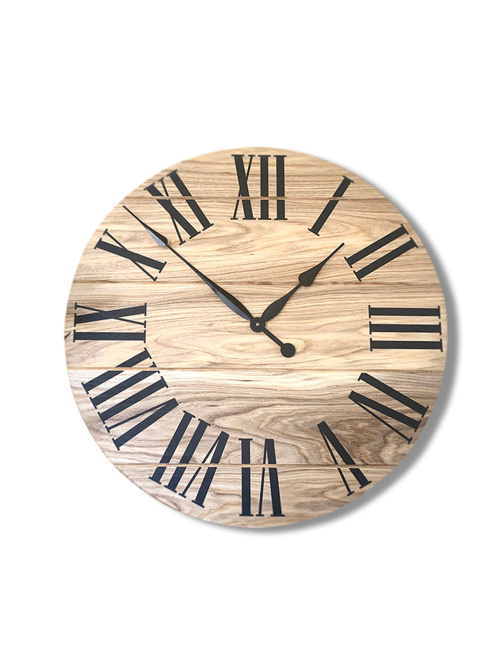 Earthly Comfort 26" Solid Wood Hackberry Wall Clock Earthly Comfort Clocks 1674
