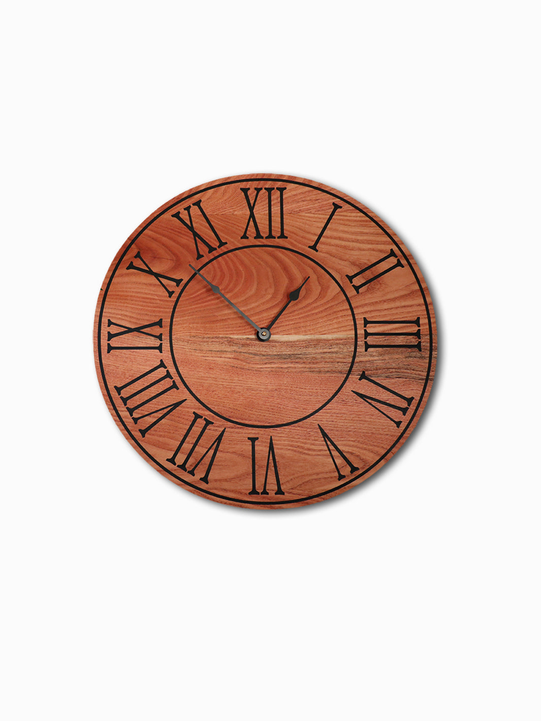 Locust 18" Hardwood Large Wall Clock (in stock)