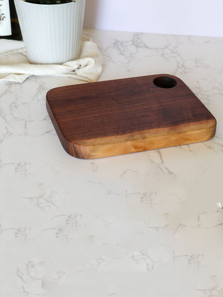 Earthly Comfort Small Walnut Live Edge Cutting Board Earthly Comfort Cutting Board 1804-3