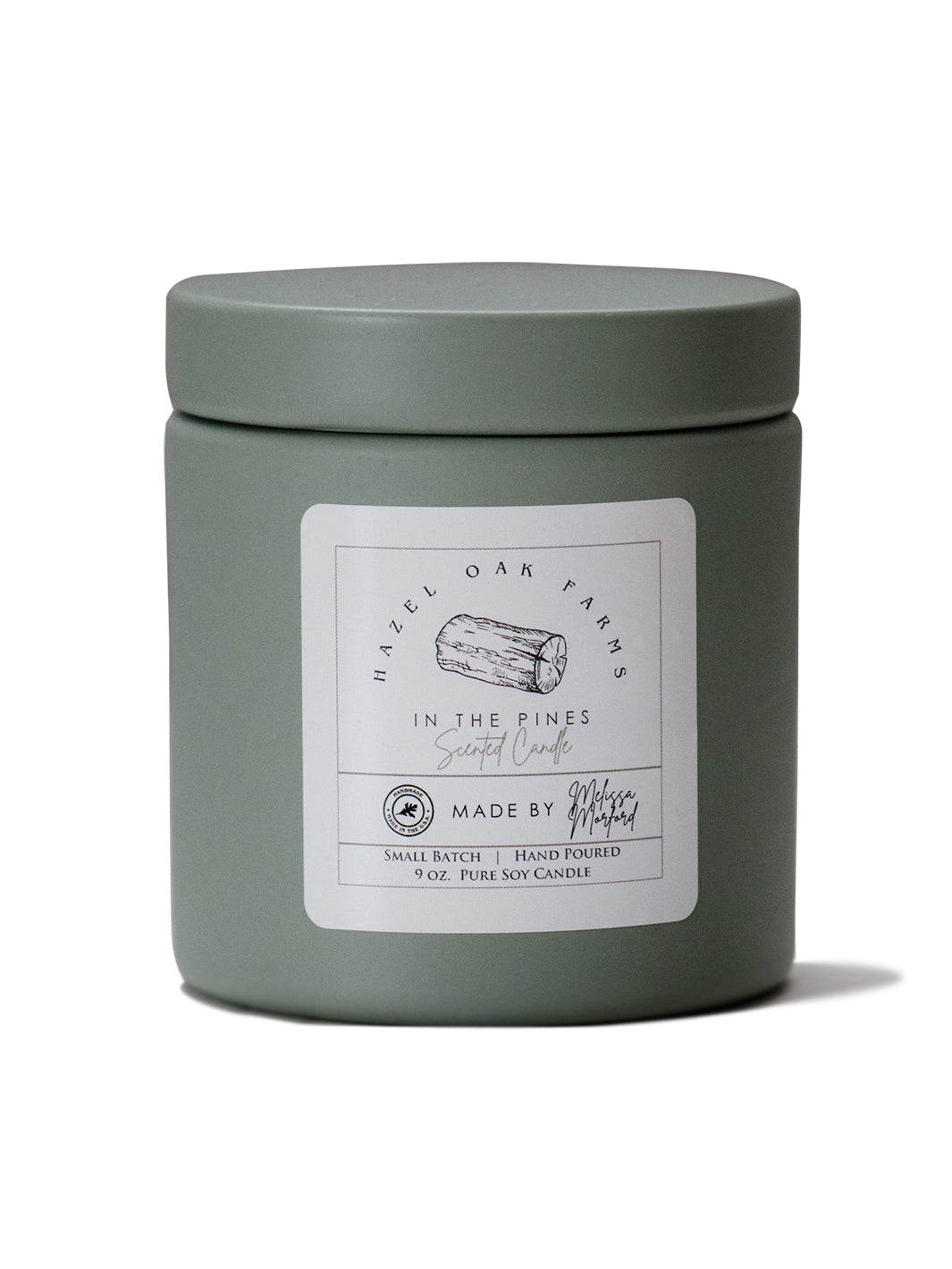 In the Pines - Melissa's Pure Soy Candles (in stock) Earthly Comfort Home Decor 2194