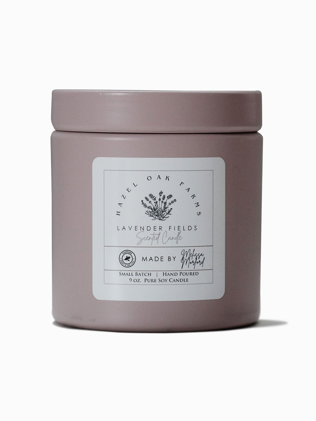 Lavender Fields - Melissa's Pure Soy Candles (in stock) Earthly Comfort Home Decor 2195