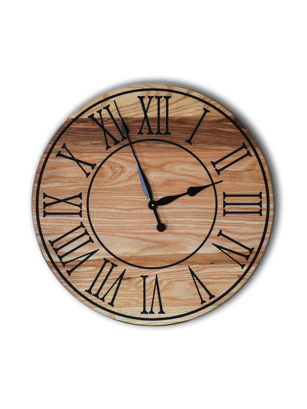Earthly Comfort 26" Solid Ash Wood Wall Clock Earthly Comfort Clocks 2202