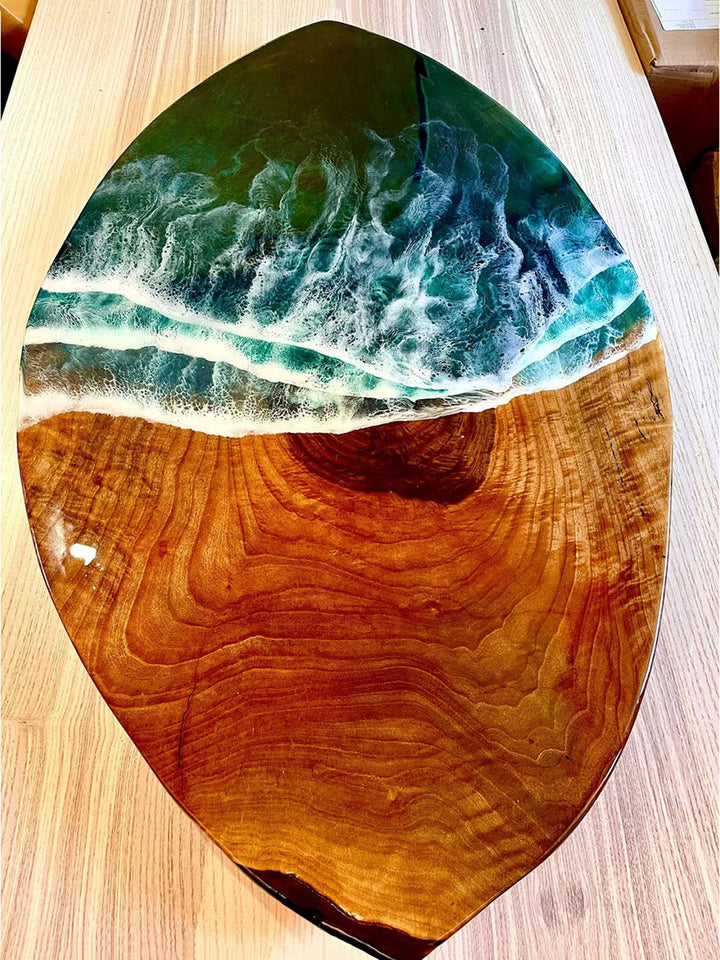 Beach Inspired Handcrafted Epoxy Resin Coffee/Side Table Artsheedal Tables ART0196-3