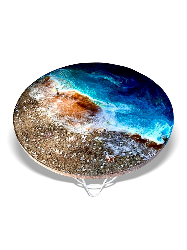 Handcrafted Ocean Inspired Rounded Coffee / Wine Table Artsheedal Kitchen & Dining Room Tables ART0227