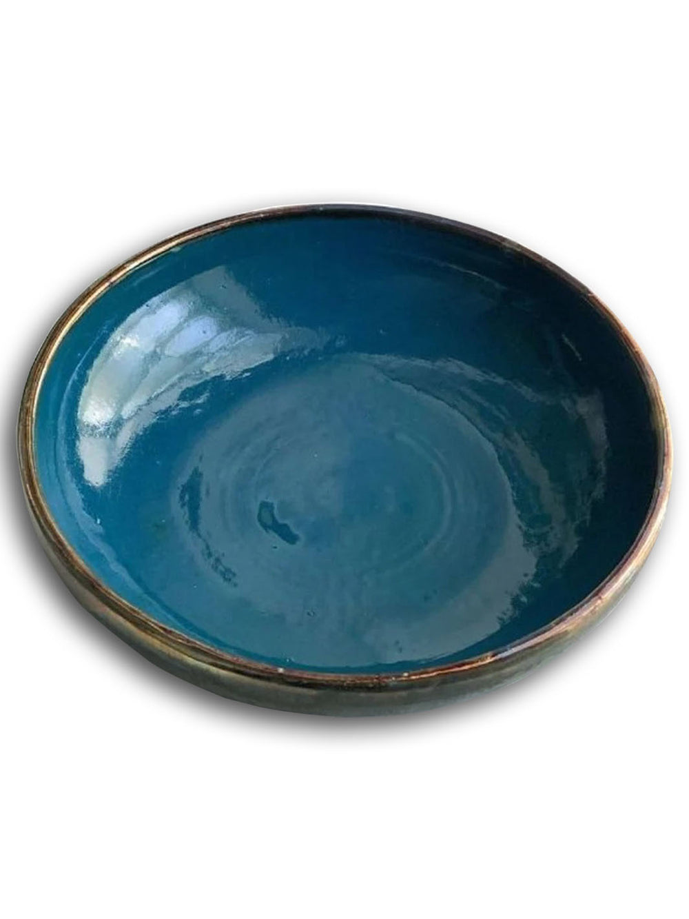 Artistic Handcrafted Peacock Art & Glamor Ceramic Pasta Bowl Deco Bowls -1