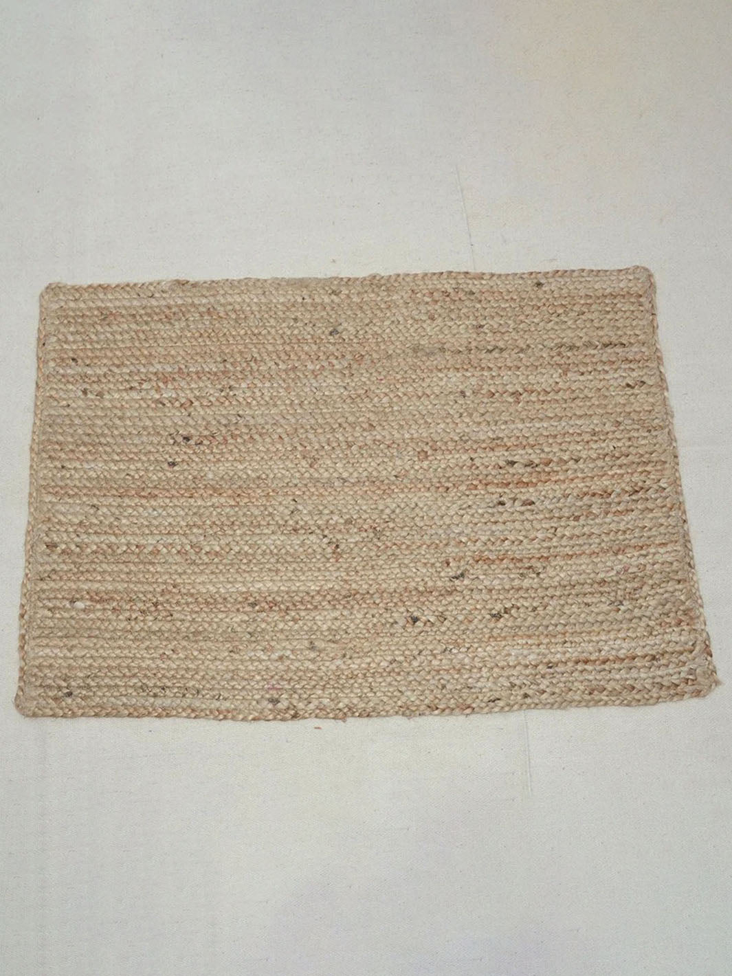 Handcrafted Braided Square Jute Rug Chouhan Rugs CRH0219-4