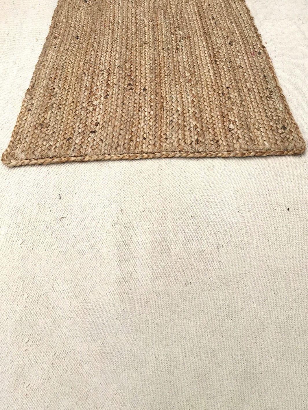 Handcrafted Braided Square Jute Rug Chouhan Rugs CRH0219-8