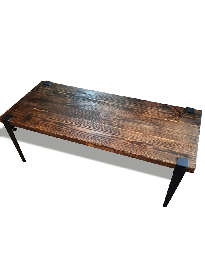 Handcrafted Rustic Farmhouse Reclaimed Solid Wood Coffee Table 48" x 21" DaddyO's Tables DAD0102