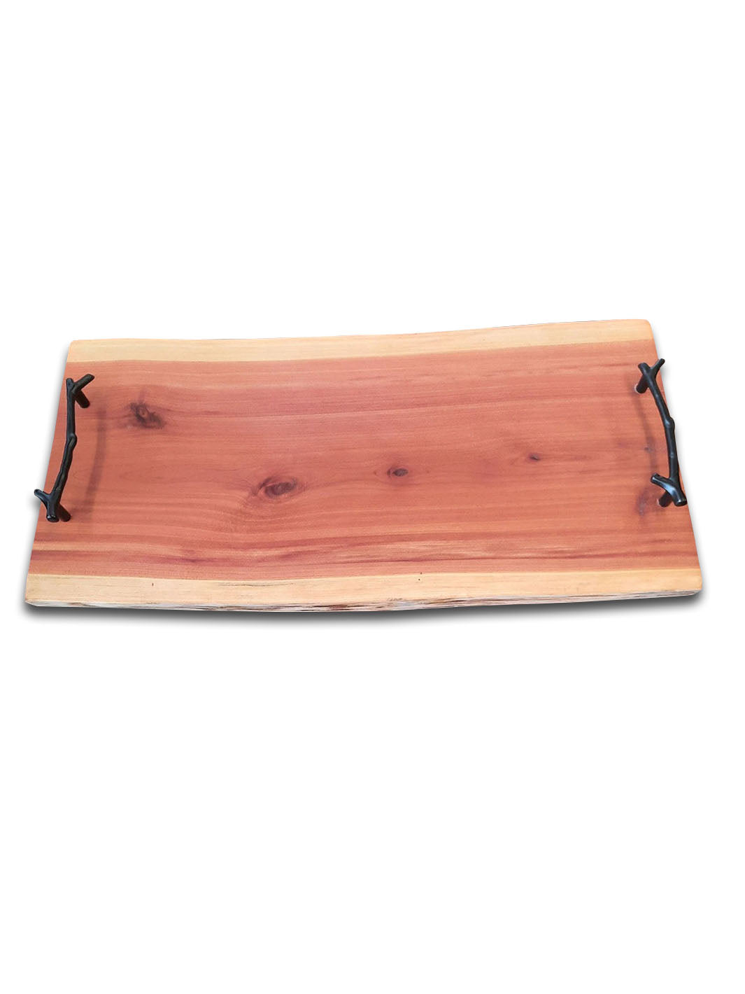 Handcrafted Large Red Cedar Live Edge Charcuterie Board DaddyO's Cutting Boards DAD0156