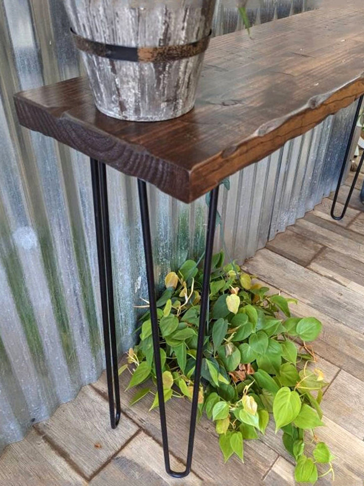 Handcrafted Distressed Wood Farmhouse Entryway Table | Rustic Console Table DaddyO's Tables DAD0340-7