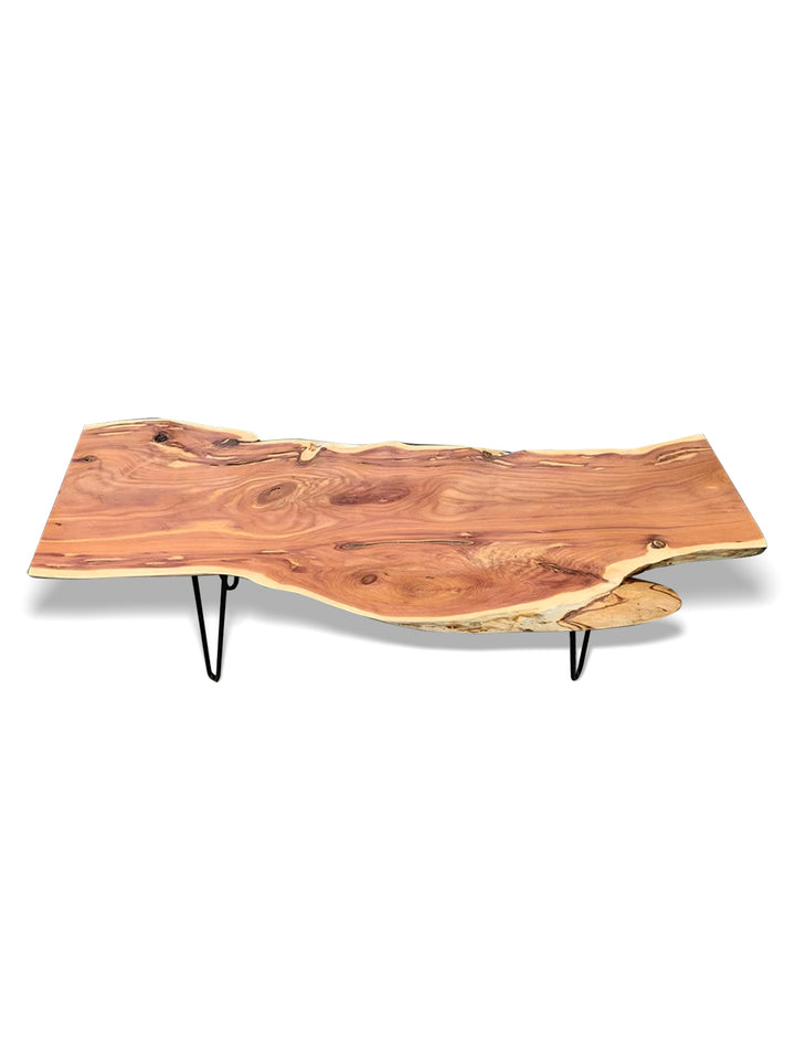 Handcrafted Wooden Live Edge Coffee Table | 48 x 17" DaddyO's Tables DAD1000
