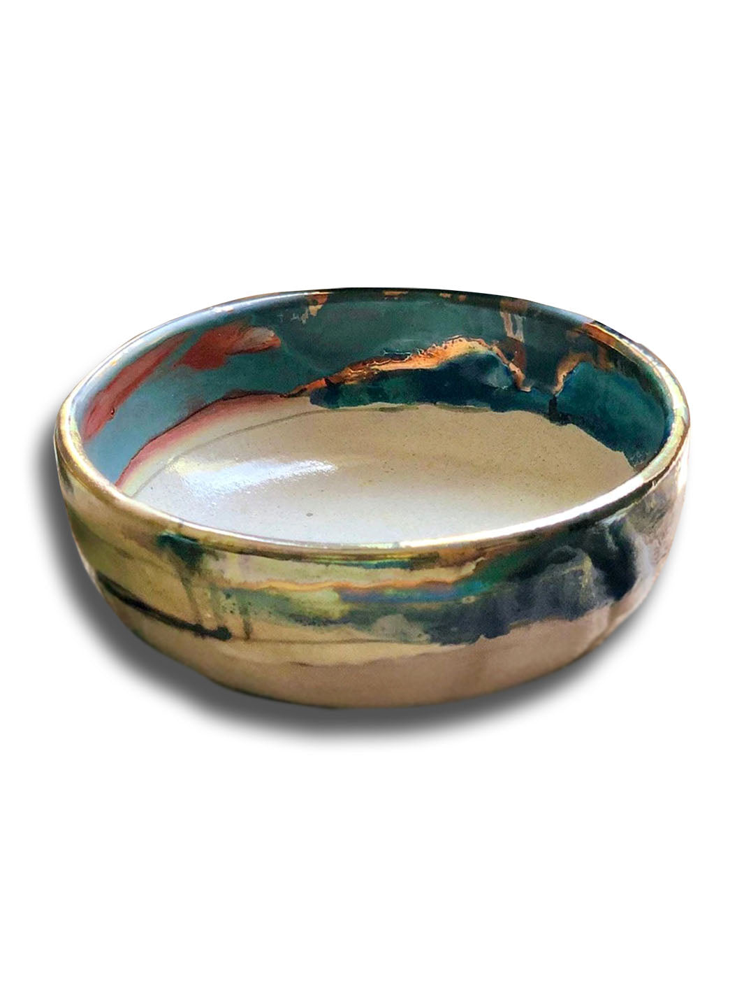 Handcrafted Abstract Art Ceramic Cereal/Breakfast/Appetizer Bowl