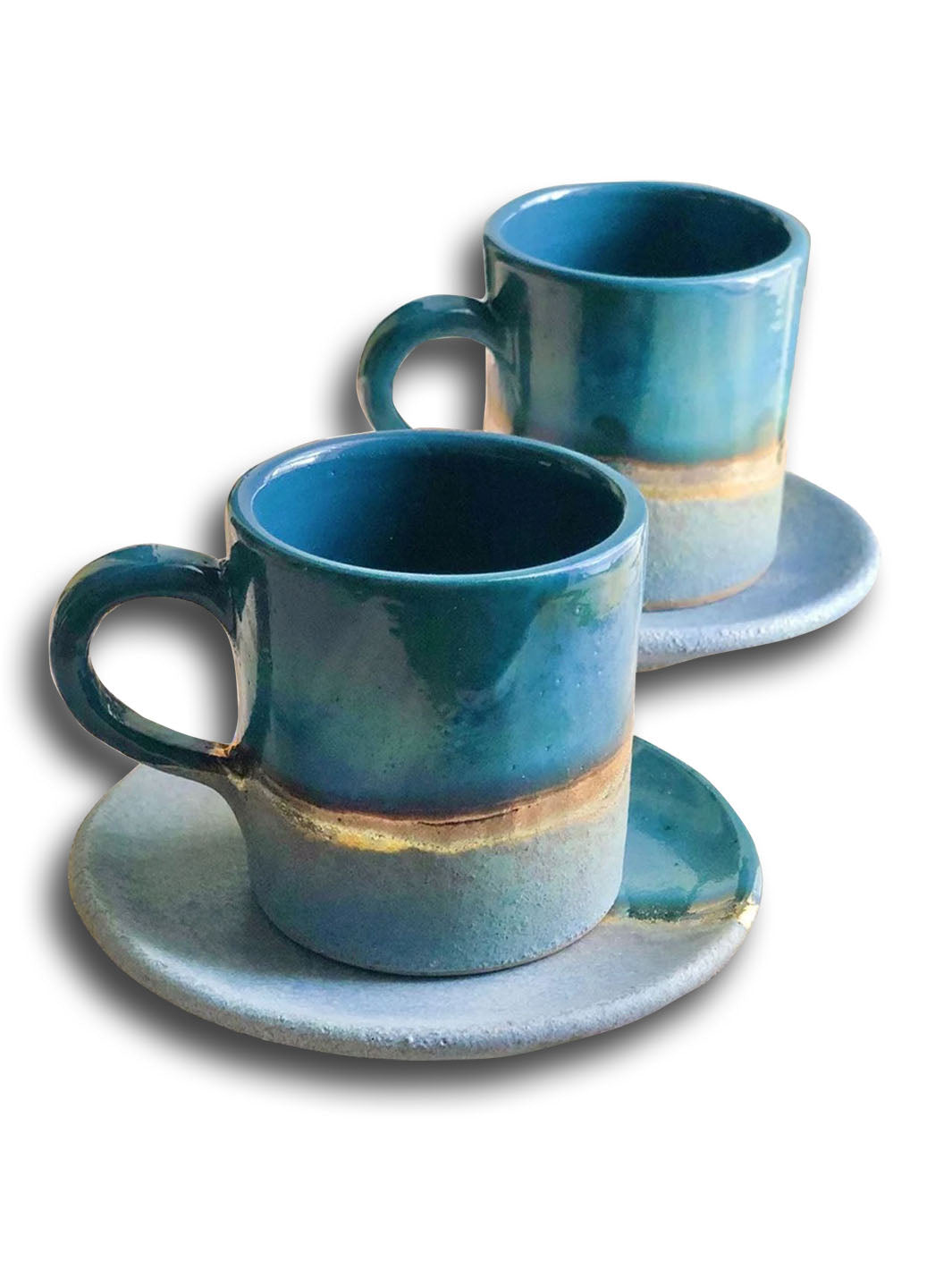 Artistic Handcrafted Peacock Ceramic Coffee/Espresso Cup Deco Cups DCB0034