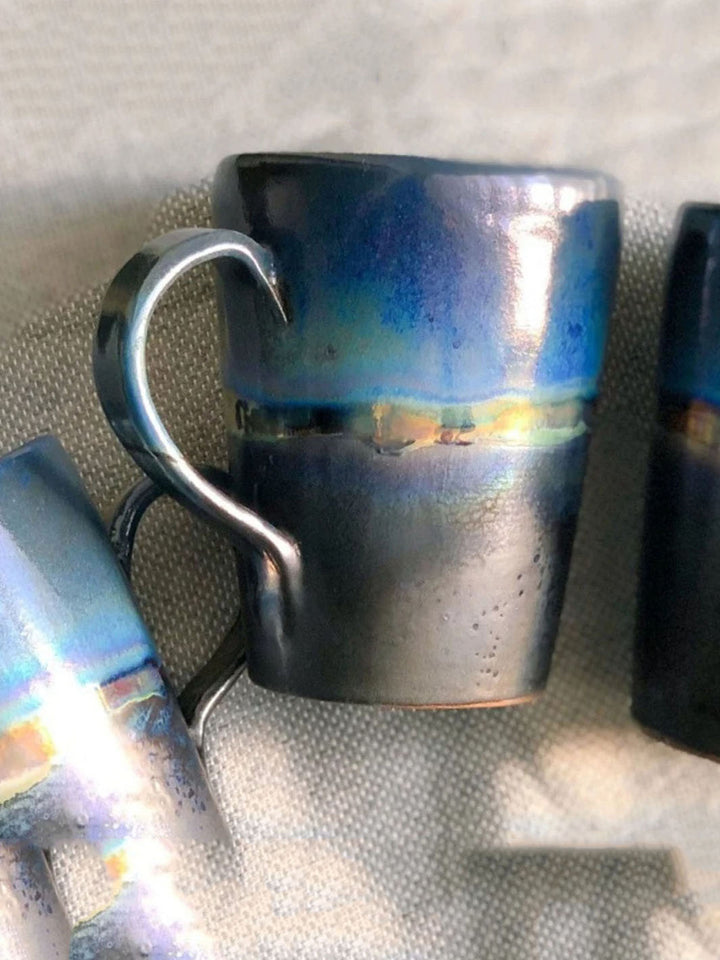 Artistic Handcrafted Dark Fusion Ceramic Mug Deco Mugs DCB0035-5
