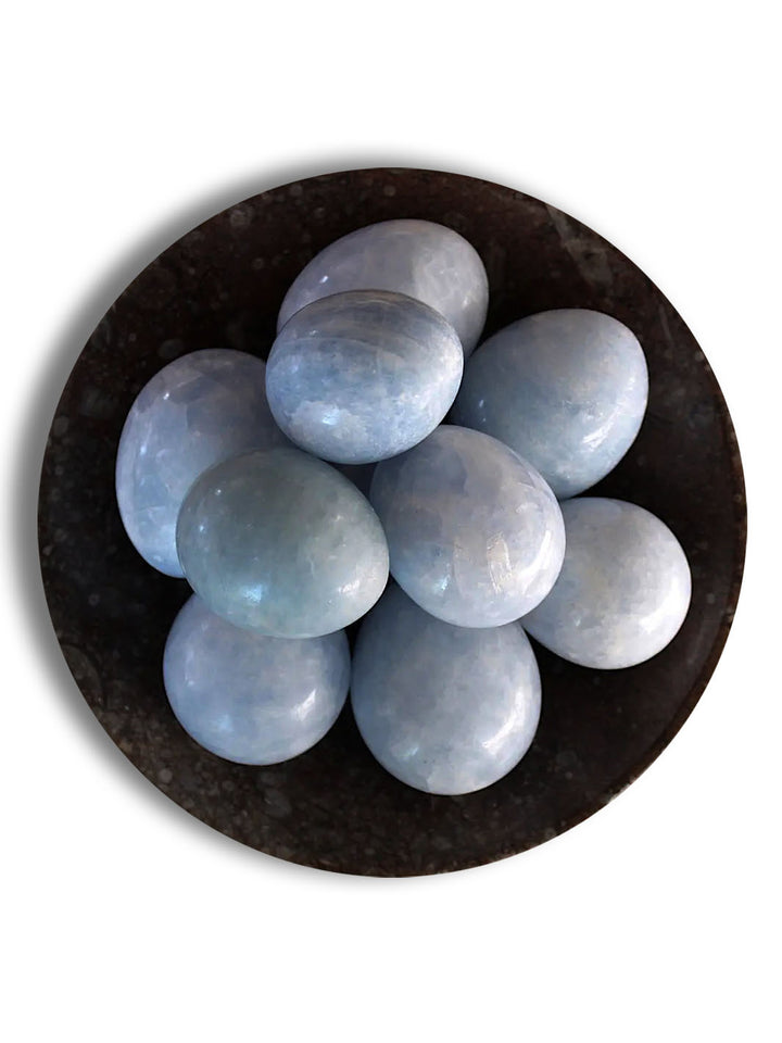 Earthly Comfort Blue Calcite Egg Earthly Comfort Blue Calcite EAC0016