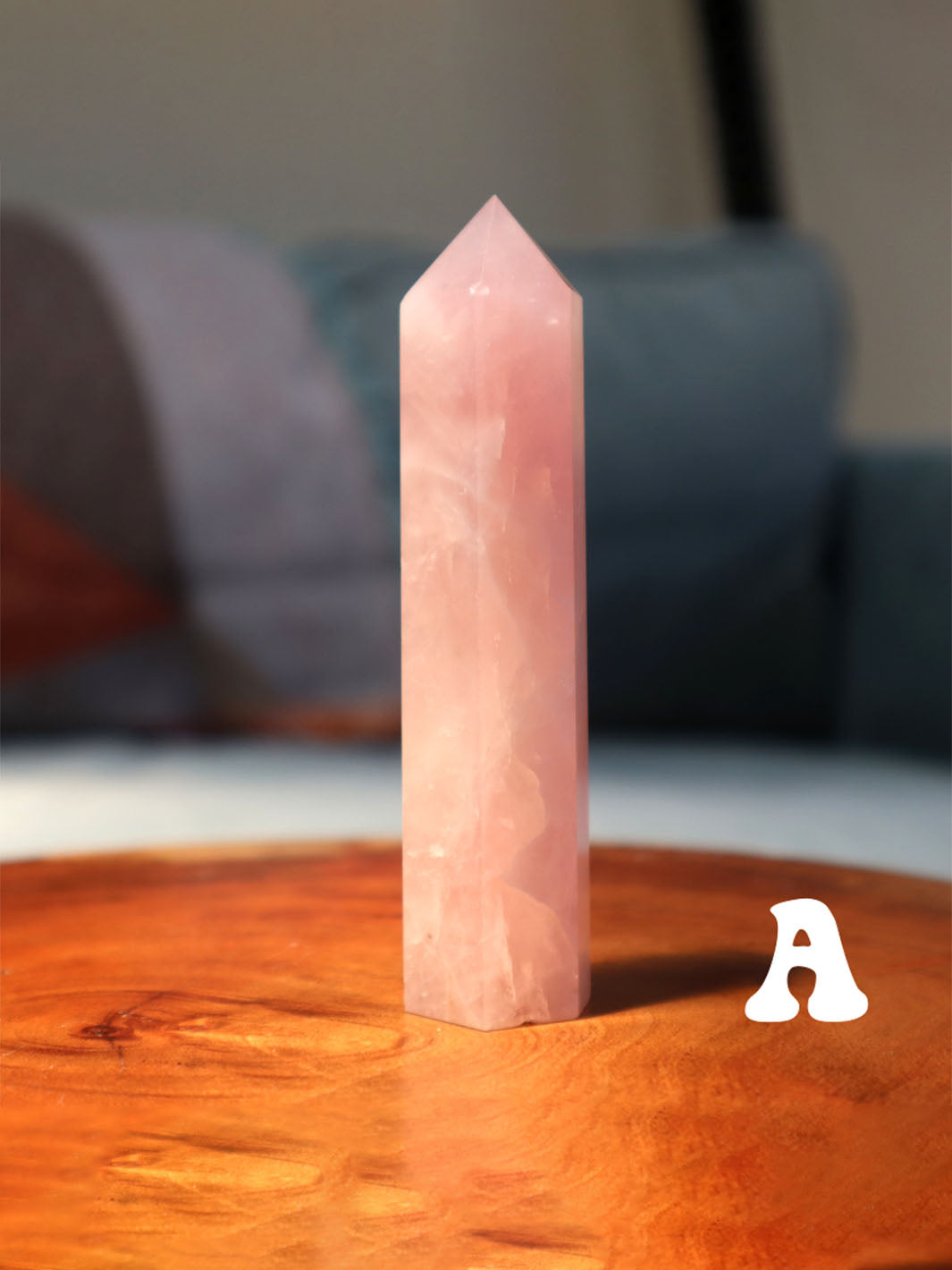 Earthly Comfort Rose Quartz Crystal Tower Earthly Comfort Rose Quartz EAC0027-4
