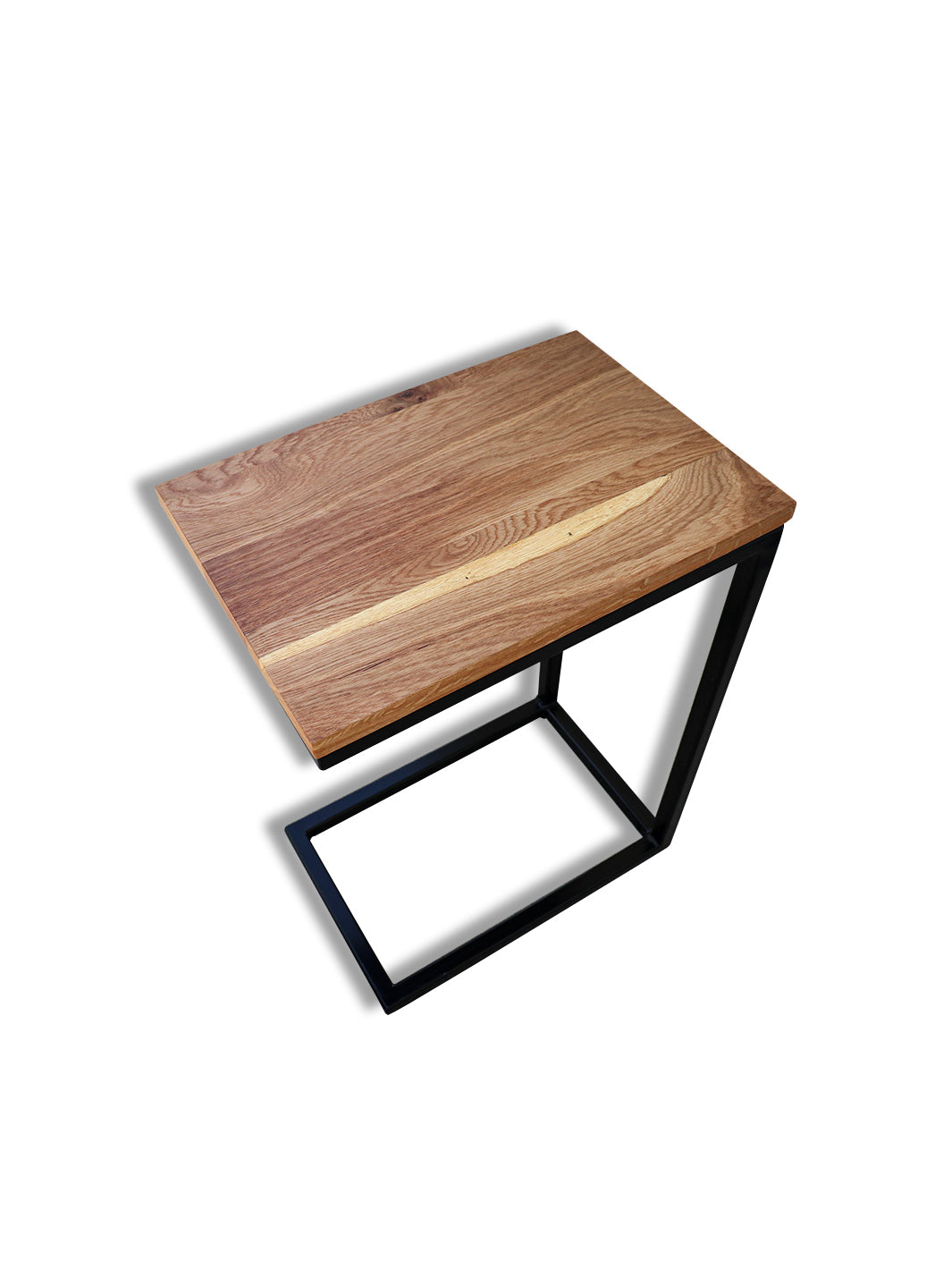 White Oak Modern Side C Table Earthly Comfort Side Tables ECH798