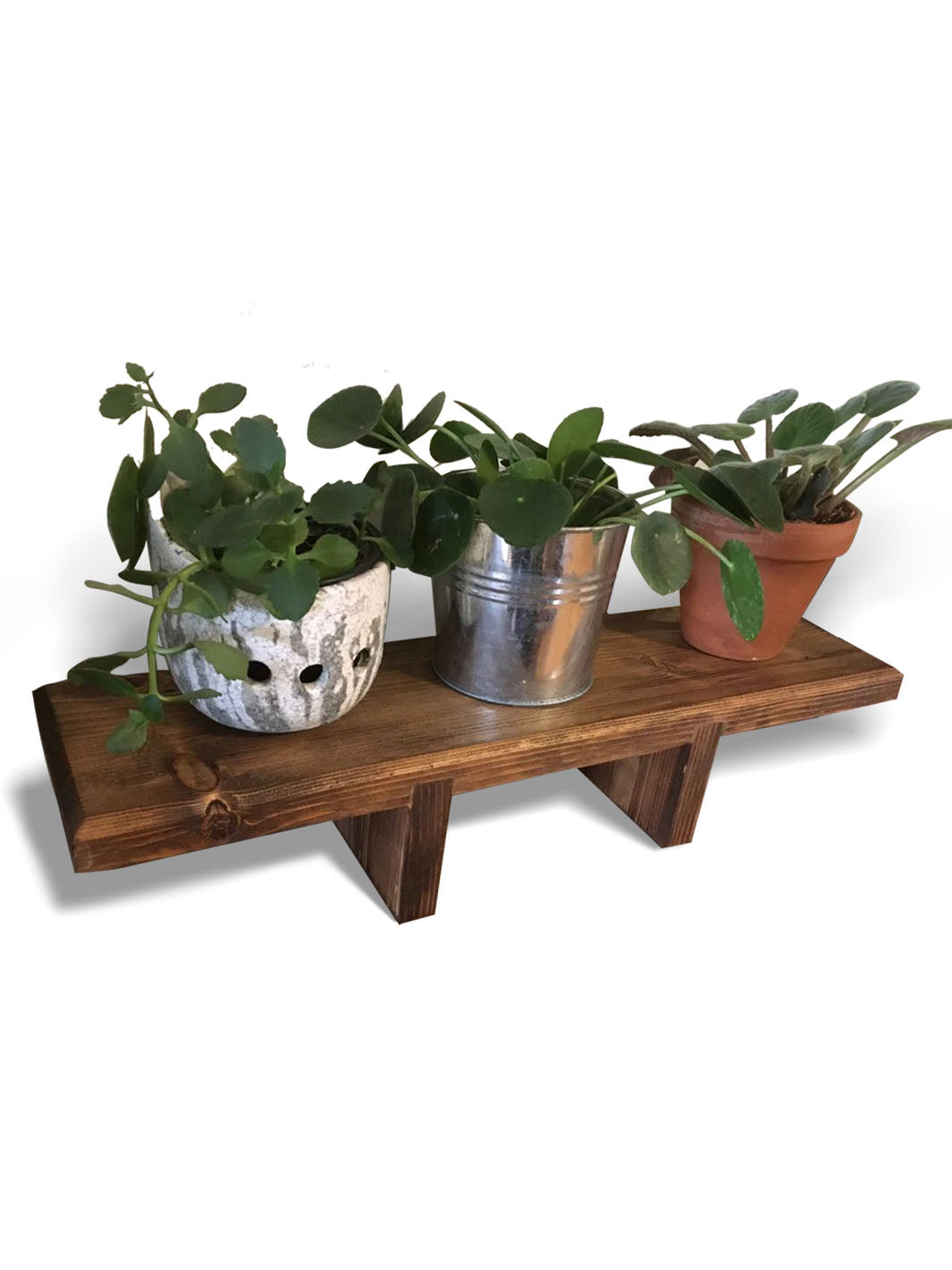 Handcrafted Barnboard Rustic Wooden Plant Riser Stand FTN Plant Stands FTN0044
