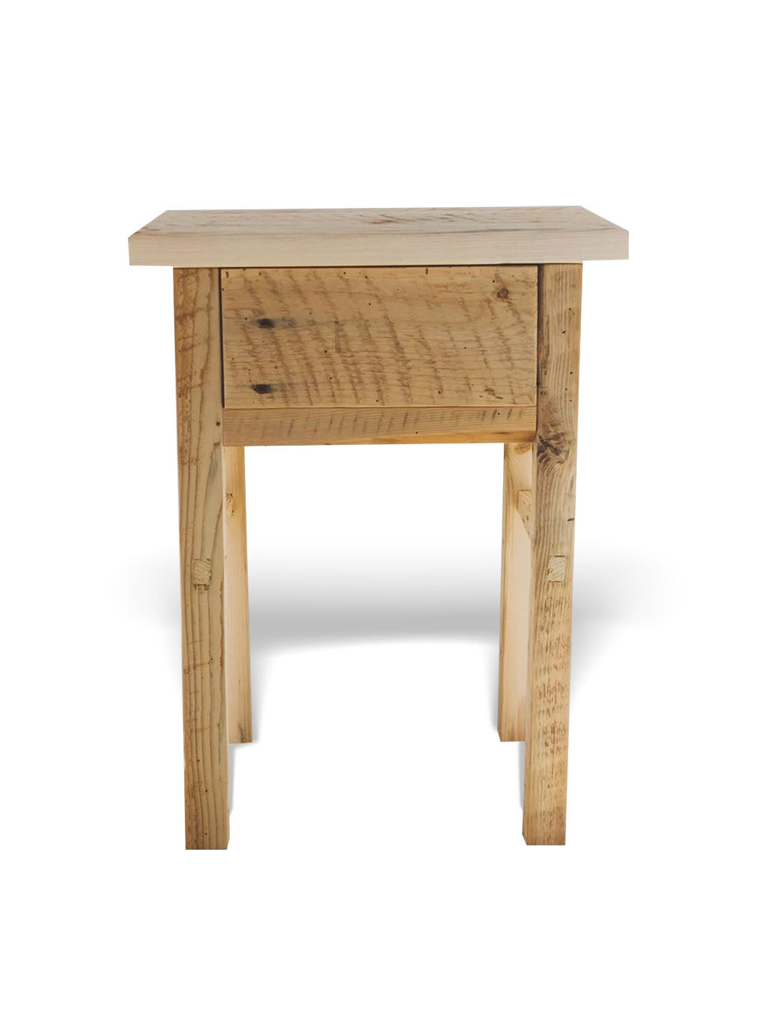 Handcrafted Authentic Reclaimed Barnwood Bedside Table | Salvaged Wood From Prince Edward Island, CA FTN  FTN0051