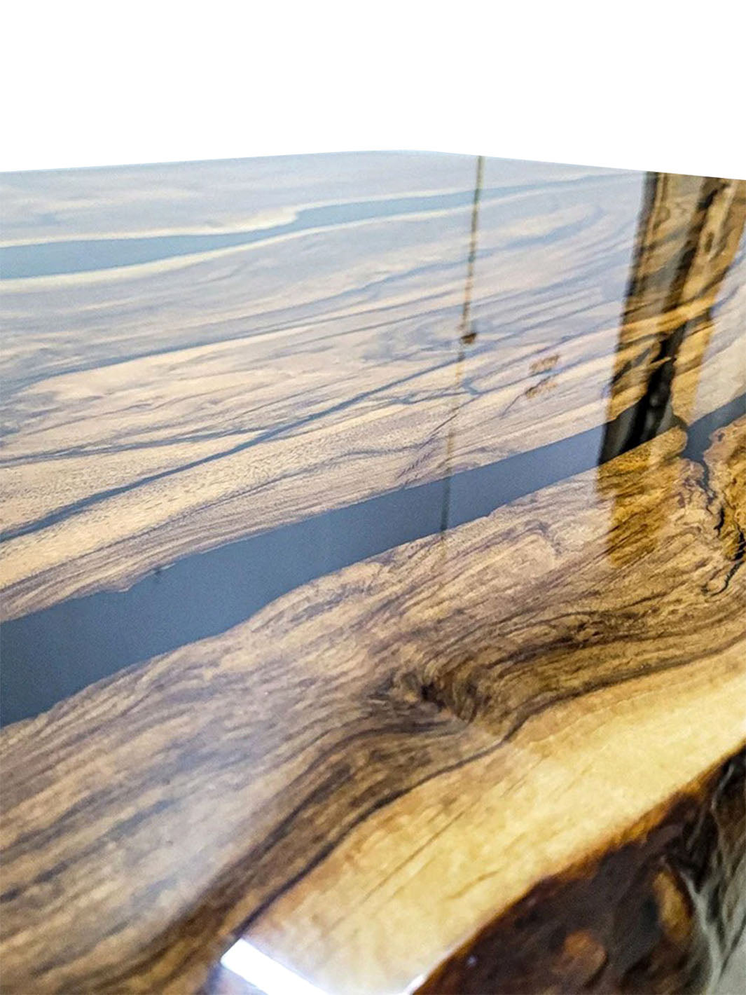 Handcrafted 10 Seater Custom Black Walnut Epoxy Conference Room Tables up to 16 foot Harden Tables HWC-0718-1