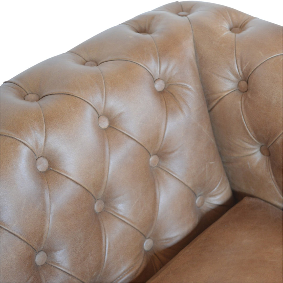 Buffalo Leather Chesterfield