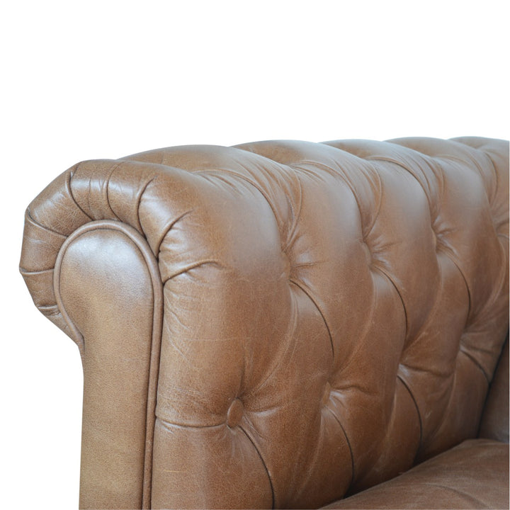 Buffalo Leather Chesterfield