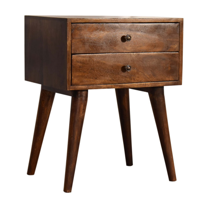 Artisan Furniture Chestnut Modern Solid Wood Nightstand