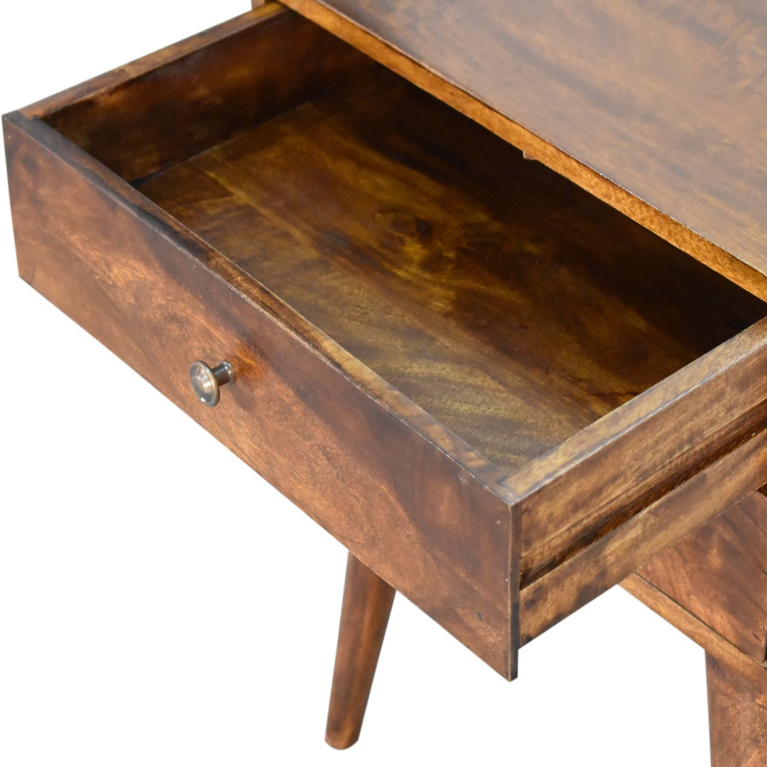Artisan Furniture Chestnut Modern Solid Wood Nightstand
