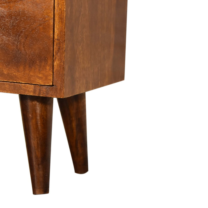 Artisan Furniture Chestnut Bedside Mango Wood Side Table