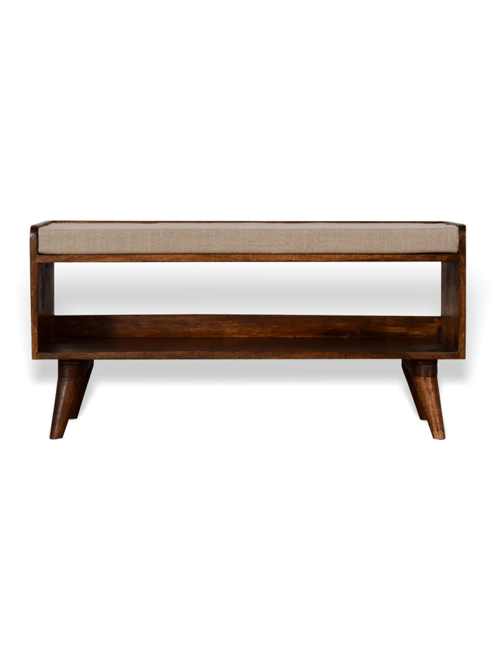 Artisan Furniture Storage & Entryway Benches Nordic Chestnut Finish Storage Bench with