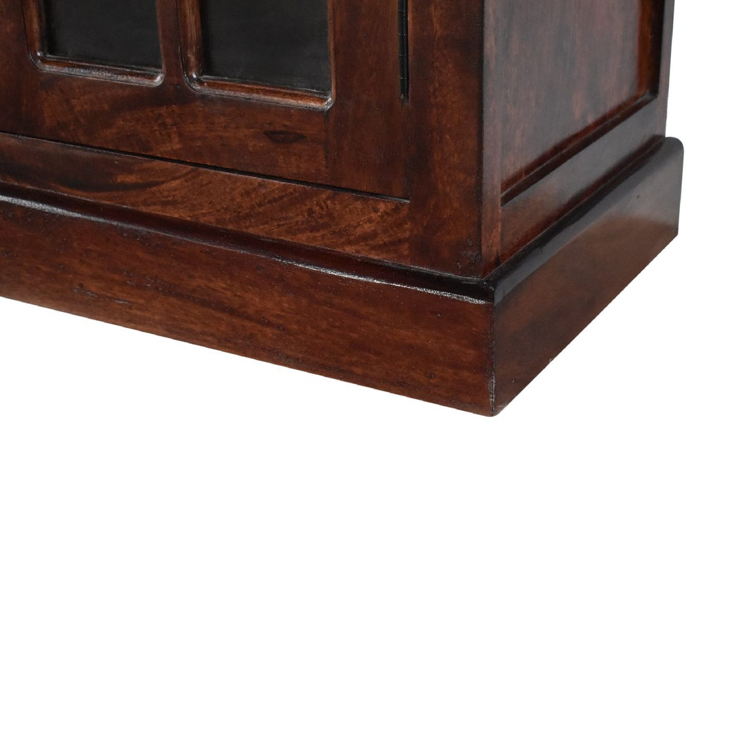 Artisan Furniture Large Cherry Sideboard with 4 Glazed Doors