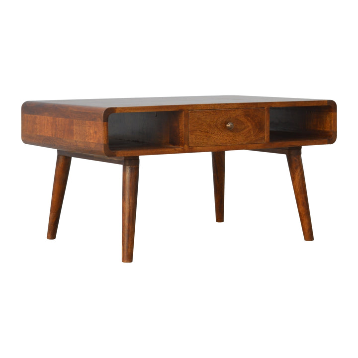 Artisan Furniture Curved Chestnut Coffee Table