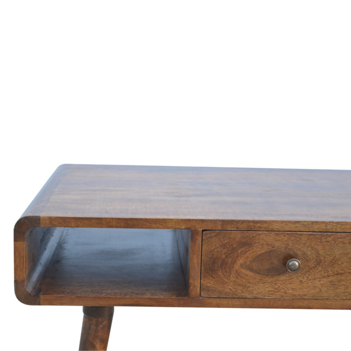 Artisan Furniture Curved Chestnut Coffee Table