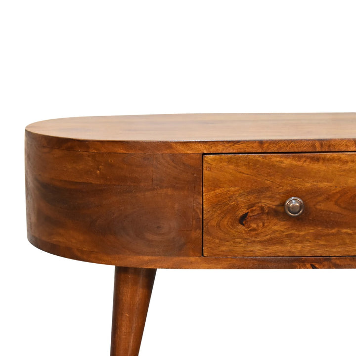 Artisan Furniture Mini Chestnut Rounded Coffee Table