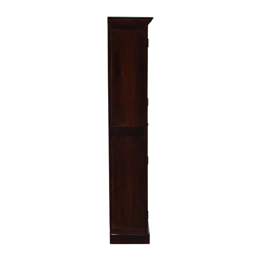 Artisan Furniture Cherry Tall Cabinet with Glazed Doors