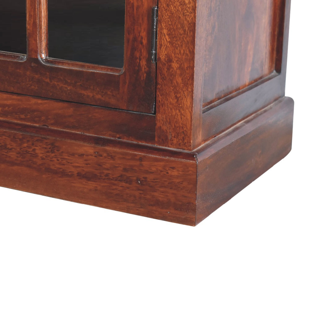 Artisan Furniture Cherry Cabinet with Glazed Doors