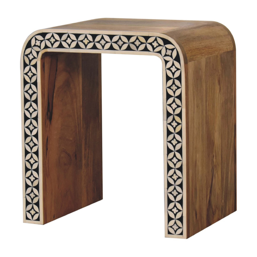 Artisan Furniture Edessa Bone Inlay End Table