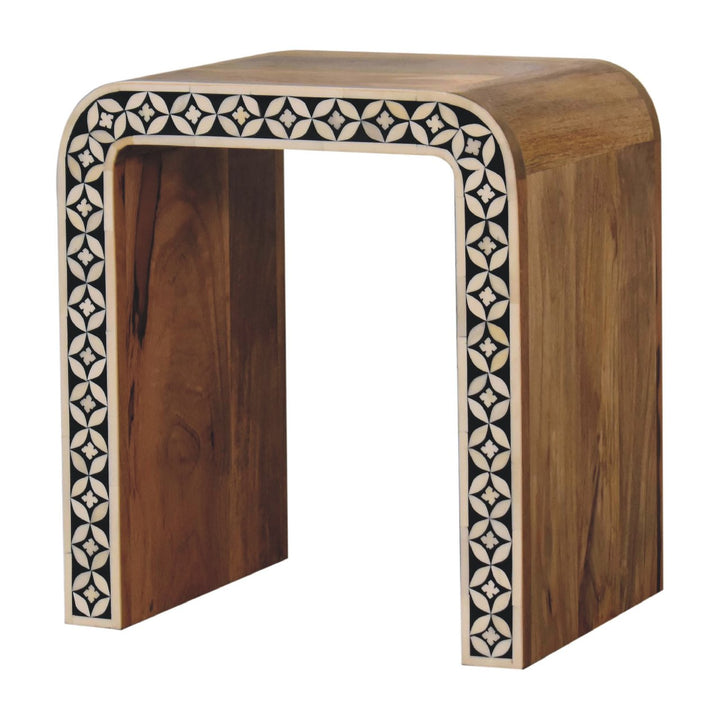 Artisan Furniture Edessa Bone Inlay End Table