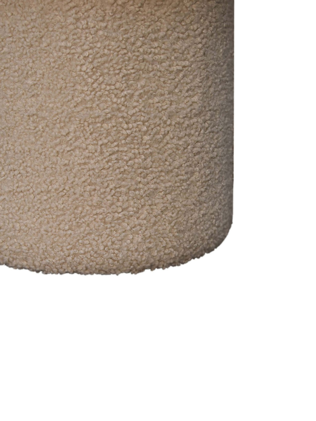 Cream Boucle Mushroom Footstool Artisan Furniture  IN3479-2
