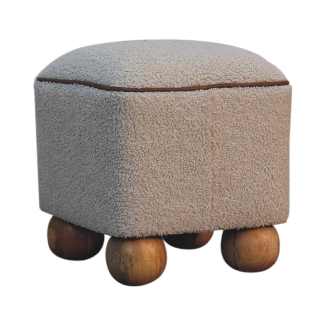Serenity Footstool with Ball Feet
